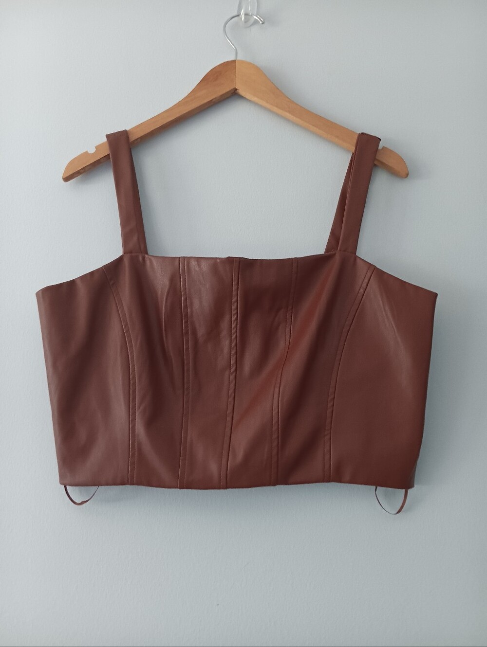 NWT Jason Wu Faux Leather Top L
